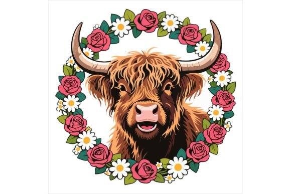 Download Freebie Cute Floral Farm Animal Clipart - Premium Resources